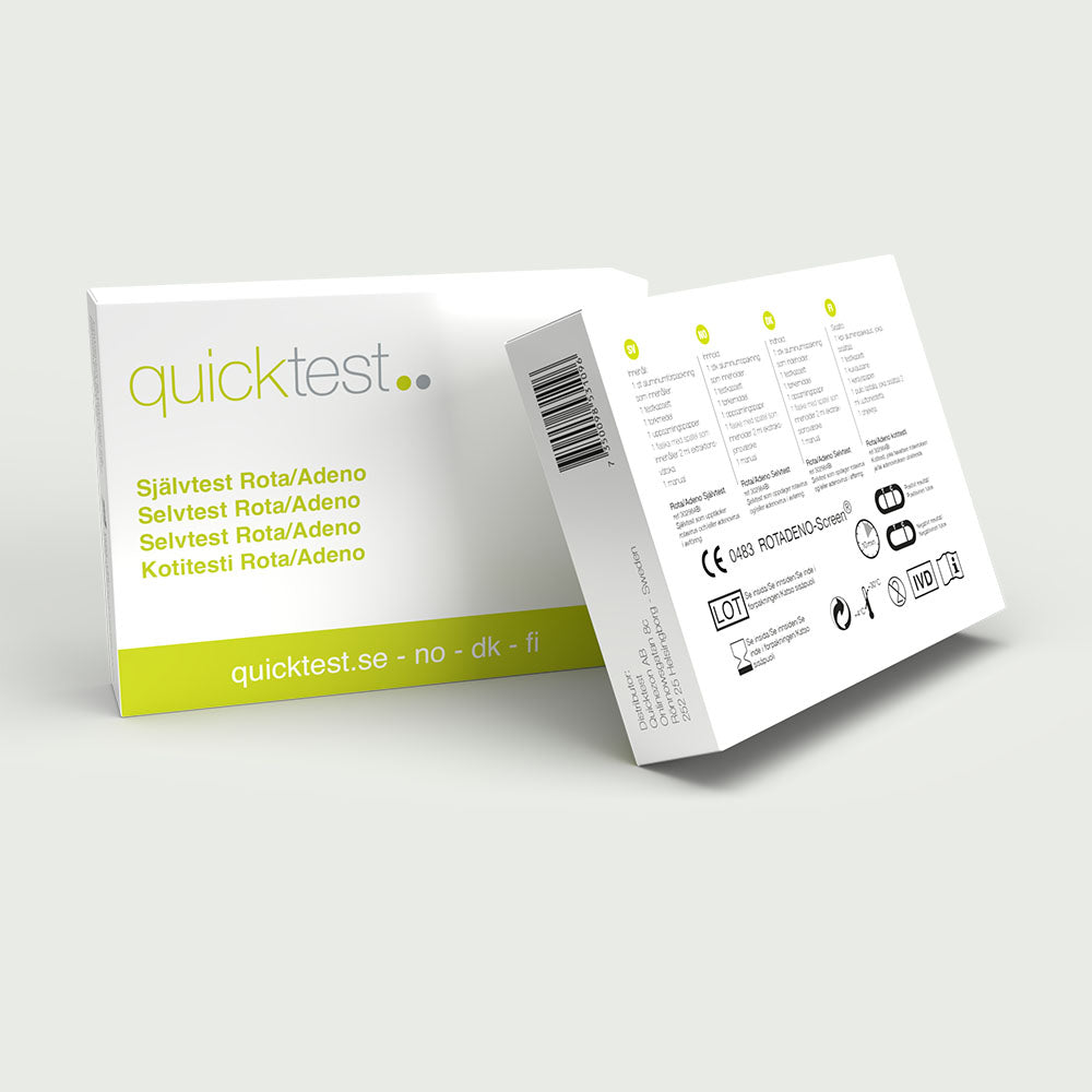 Selvtest for rotavirus/adenovirus
