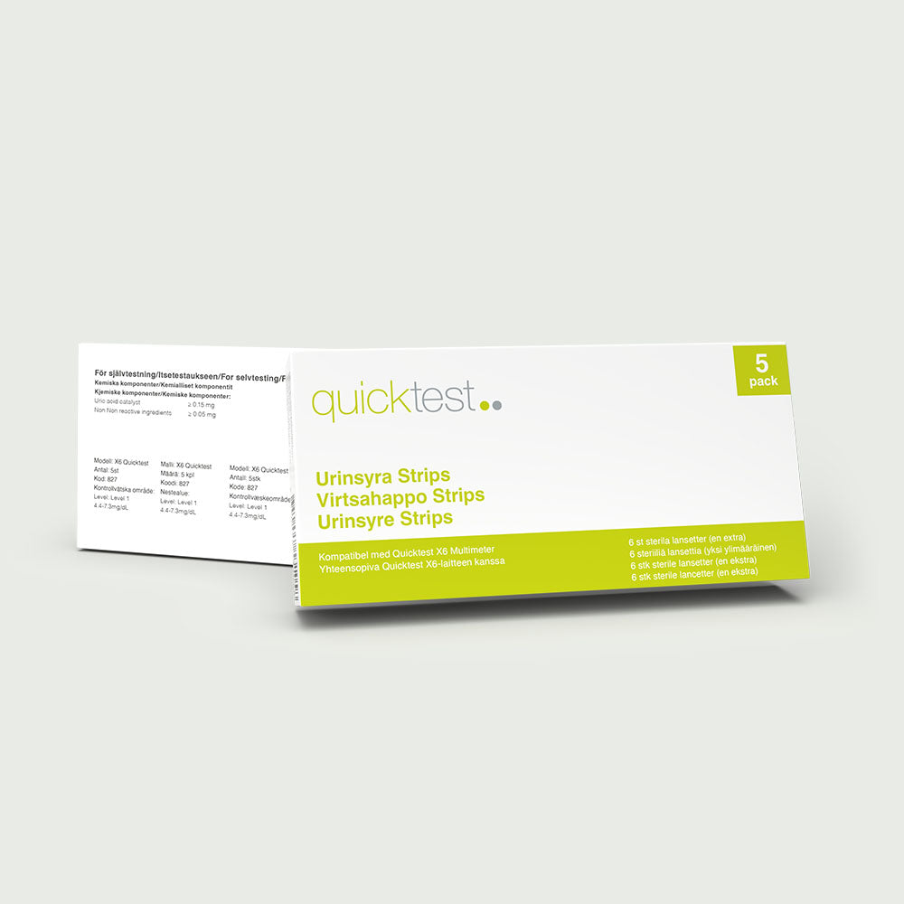 X6 Refill - Urinsyrestrimler 5 stk